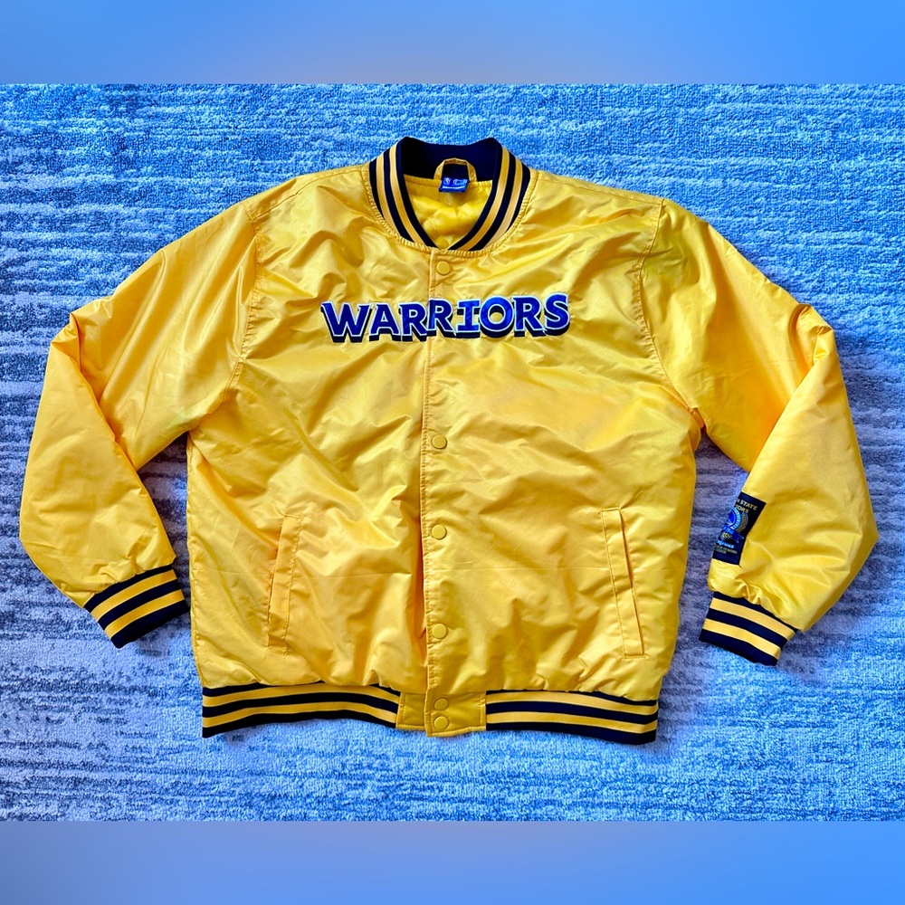 Ultra Game NBA Golden State Warriors satin jacket - Picture 1 of 6